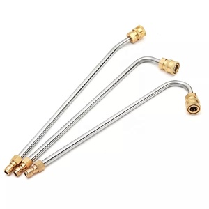 Nouvel accessoire de nettoyage de gouttières en forme de U/à 30/90 degrés pour lance de nettoyage <span class=keywords><strong>haute</strong></span> <span class=keywords><strong>pression</strong></span>, raccord rapide 1/4 pouce - Product Image 1