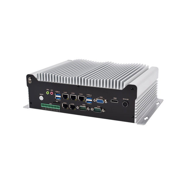 I7-6700 Rugged Embedded Pc 5 Lan I7 Fanless Industrial Pc Box Pc 9V-36V
