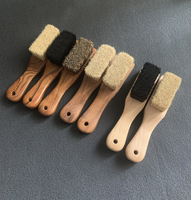 Brosse à poils longs et collants Pig Mane pour nettoyage de roches, DIY OEM, manche en bois confortable, design ergonomique, escalade, bouldering