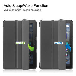 Coque de support en cuir PU Offres Spéciales mince pour <span class=keywords><strong>Amazon</strong></span> Fire <span class=keywords><strong>HD</strong></span> 8 2020 / New Fire <span class=keywords><strong>HD</strong></span> 8 PLUS 2022 8 pouces - Product Image 4