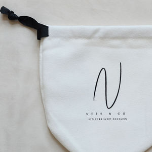 Pochette en velours à cordon personnalisée avec impression de logo, sac cadeau pour bijoux recyclable, faible MOQ, échantillon gratuit - Product Image 6