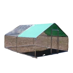 Tùy Chỉnh Di Chuyển Chân Hàn Dây Gà Coop Nhà Sử Dụng Kim Loại Mái Nhà Hen Với Gà Chạy Lồng Chim - Product Image 2