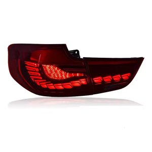 Luces Traseras LED Rojas GTS con Diseño de Escamas de Dragón para BMW Serie 3 GT F34 <span class=keywords><strong>Gran</strong></span> <span class=keywords><strong>Turismo</strong></span> 2013-2020, Ensamblaje de Señal Secuencial - Product Image 4