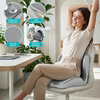Coussin de siège de voiture, coussin de chaise de bureau avec support lombaire, coussin ergonomique pour la conduite automobile, les camions et les chaises de bureau