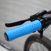 FMFXTR Poignée de vélo antidérapante de haute qualité, absorption des chocs, poignée de vélo en éponge de silicone souple, poignée de guidon de vélo, poignée de guidon de VTT