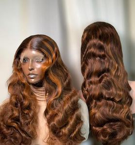 Perruques en cheveux humains brésiliens vierges HD de 28 pouces, ondulées, bouclées, avec dentelle transparente, pour femmes noires - Product Image 4