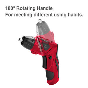 איכות גבוהה 3.6v 4v סוללה ליתיום מופעל ידית מסתובב 1/4 "סט מברג חשמלי מיני אלחוטי - Product Image 2