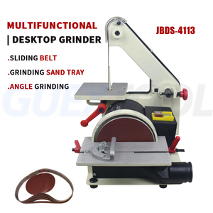 Machine à poncer à bande professionnelle 220V 300W à vitesse réglable, machine de polissage de bureau multifonctionnelle pour le métal et le bois - Product Image 4