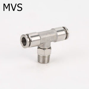 Raccord en acier inoxydable de connecteurs pneumatiques de té de <span class=keywords><strong>PB</strong></span> T pour des pièces de remorque de camion de tube d'air - Product Image 6