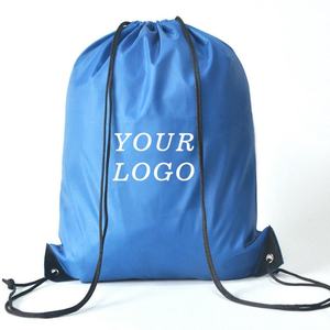 Factory Custom Promotional Drawstring Sports Backpack <b>Bag</b> 210D Polyester Printing <b>String</b> <b>Bag</b> for Promotional Drawstring <b>Bag</b> - Product Image 3