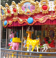 Parc à thème le plus branché produit en usine Fun Fair pour enfants et adultes Carrousel Horse Riding Machine à vendre
