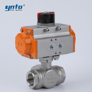 High Temperature Corrosion Resistant Pneumatic <strong>Ball</strong> <strong>Valve</strong> Industrial for Water Gas Oil Media OEM Customizable Ss 316 <strong>Ball</strong> <strong>Valves</strong> - Product Image 2