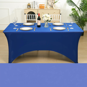 Hiện đại hoa hình chữ nhật vuông Khăn trải bàn nhà bếp kháng Spandex cho thương mại cho thấy đám cưới bên nhựa cho khách sạn <span class=keywords><strong>x</strong></span>ây dựng thương hiệu - Product Image 4