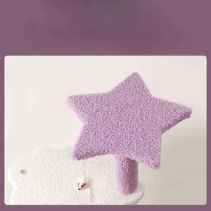 Kinghon Torre rascadora para gatos de sisal, poste rascador, casa de juegos para mascotas - Product Image 5