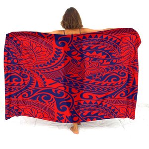 Bikini cappotto scialle temperamento Sarong modello polinesiano Sarong da donna Sarong stazione balneare hawaiana Sarong copertina Logo personalizzato <span class=keywords><strong>testo</strong></span> - Product Image 5