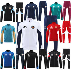 Groothandel Heren Voetbalsportkleding Voetbalclub Tweedelig Voetbaljack Rits Winter Trainingskleding Voetbal Joggingjack - Product Image 6