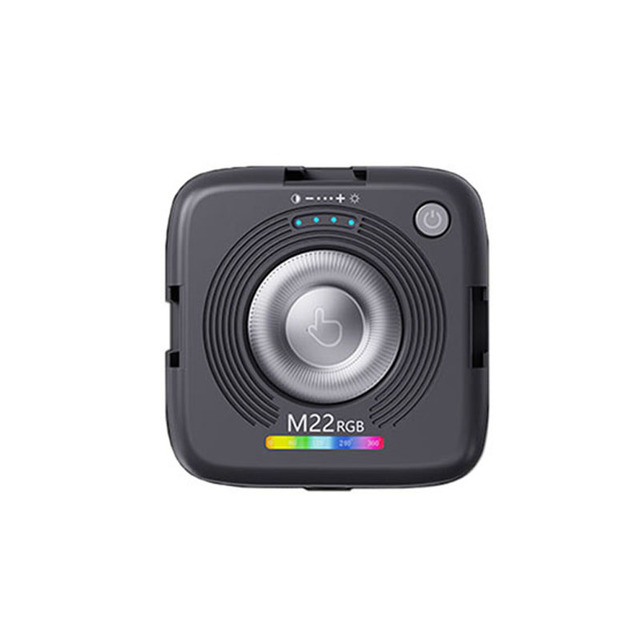 Portable Mini M22 Fill Light RGB Magnetic Video Vlog Camera with Long Life for Mobile Phone Selfie Palm Pocket Light