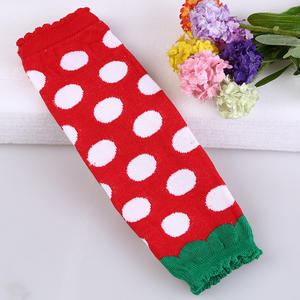 Chauffe-jambes pour nouveau-nés à pois de <span class=keywords><strong>fraises</strong></span> de Noël, Meias Infantil, chauffe-jambes pour bébés <span class=keywords><strong>moins</strong></span> chers pour filles - Product Image 3