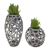 Pots de fleurs en fibre de verre écologiques et légers, très demandés, pour la décoration de bureaux et d'hôtels, jardinières creuses d'intérieur et d'extérieur