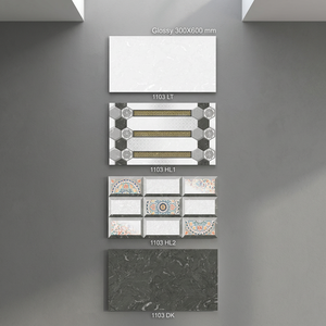Carrelages muraux extérieurs intérieurs 12x24 Beige ivoire de la société de porcelaine indienne 300x600mm 30x60cm pour Villa salle de bain utilisation numérique - Product Image 5