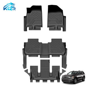 Tapis de sol de <span class=keywords><strong>voiture</strong></span> en TPE découpés au laser à couverture étendue 5D populaires KQD, 4 pièces, accessoires intérieurs pour SUV pour GMC ACADIA 2018 - Product Image 2