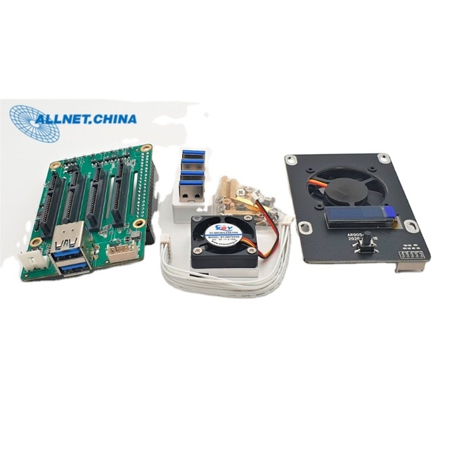 DUAL/QUAD SATA HAT FOR RASPBERRY PI 4 OR RASPBERRY PI 3/3B+