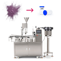 Machine automatique de sertissage de flacons en verre à faible encombrement avec moteur pour l'embouteillage de poudre, idéale pour les boissons et les cosmétiques en atelier limité
