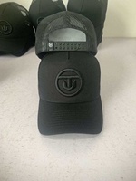 Gorras Trucker Promocionales con Impresión de LOGO en la Parte Delantera, Material 100% Poliéster/Algodón, Parte Trasera de Malla, Cierre a Presión