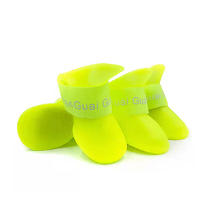 In gomma Piena Stivali Cucciolo Dolce Cane di Animale Domestico Scarpe Cane Impermeabile Stivali Stivaletti - Product Image 2