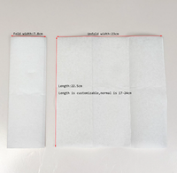 Serviettes en papier douces jetables de luxe, serviettes à main personnalisées en pâte de bois vierge, pliées en cinq volets, pour hôtels cinq étoiles, complexes hôteliers, clubs privés, spas, bureaux