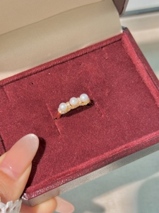 UM Jewelry <b>925</b> Sliver Wholesale Natural Freshwater Pearl and White Zircon Fashionable Versatile <b>Ring</b> For Unisex Daily Gift - Product Image 6