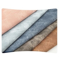 Sacs en cuir PU gaufré écologique effet jean délavé, résistants à l'abrasion, pour applications décoratives et rembourrage 8068
