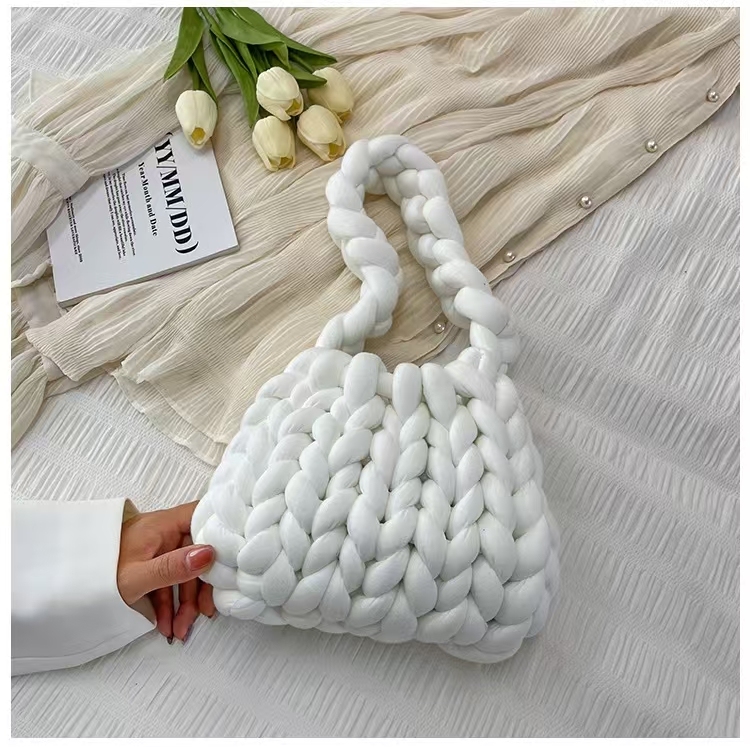 Custom Mini Crochet Wristlet Handbag for