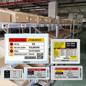 2.13 2.6 2.9 Inch Multiple Sizes E Ink Display Electronic <b>Shelf</b> Labels With Esl <b>Racking</b> System For Warehouse Rack Labels Holder - Product Image 1