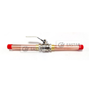 Válvula de bola de oxígeno medicinal de latón de 2 piezas OEM con actuador, modelo MBV-02L, construcción de latón de grado médico, de fábrica china - Product Image 5