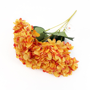 Chất Lượng Hàng Đầu Mùa Thu Màu Sắc Nhân Tạo Lụa Tú Cầu Bó Hoa Màu Tím Đỏ Tía Giả Tú Cầu Cho Đám Cưới Sinh Nhật Kỷ Niệm Trang Trí Nội Thất - Product Image 3