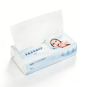 Lotion à la Glycérine de Qualité Alimentaire, Lingettes Magiques pour le <span class=keywords><strong>Visage</strong></span>, 3 Plis, Pâte de Bois Vierge, Hydratantes, Hypoallergéniques, Crème Douce pour Bébé Sensible - Product Image 1