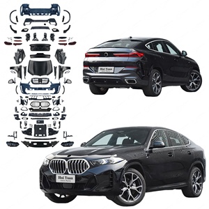 Vente flash Kit carrosserie de lifting pour <span class=keywords><strong>BMW</strong></span> <span class=keywords><strong>X6</strong></span> E71 2008 2009 2010 2011 2012 <span class=keywords><strong>2013</strong></span> 2014 Mise à jour vers G06 LCI <span class=keywords><strong>X6</strong></span> MT 2023 Pare-chocs Phare - Product Image 1