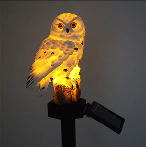 Nuevo estilo, parque al aire libre, camino, pasarela, artesanía, lámpara solar, luces de paisaje en forma de búho, lámparas de jardín nocturno - Product Image 4