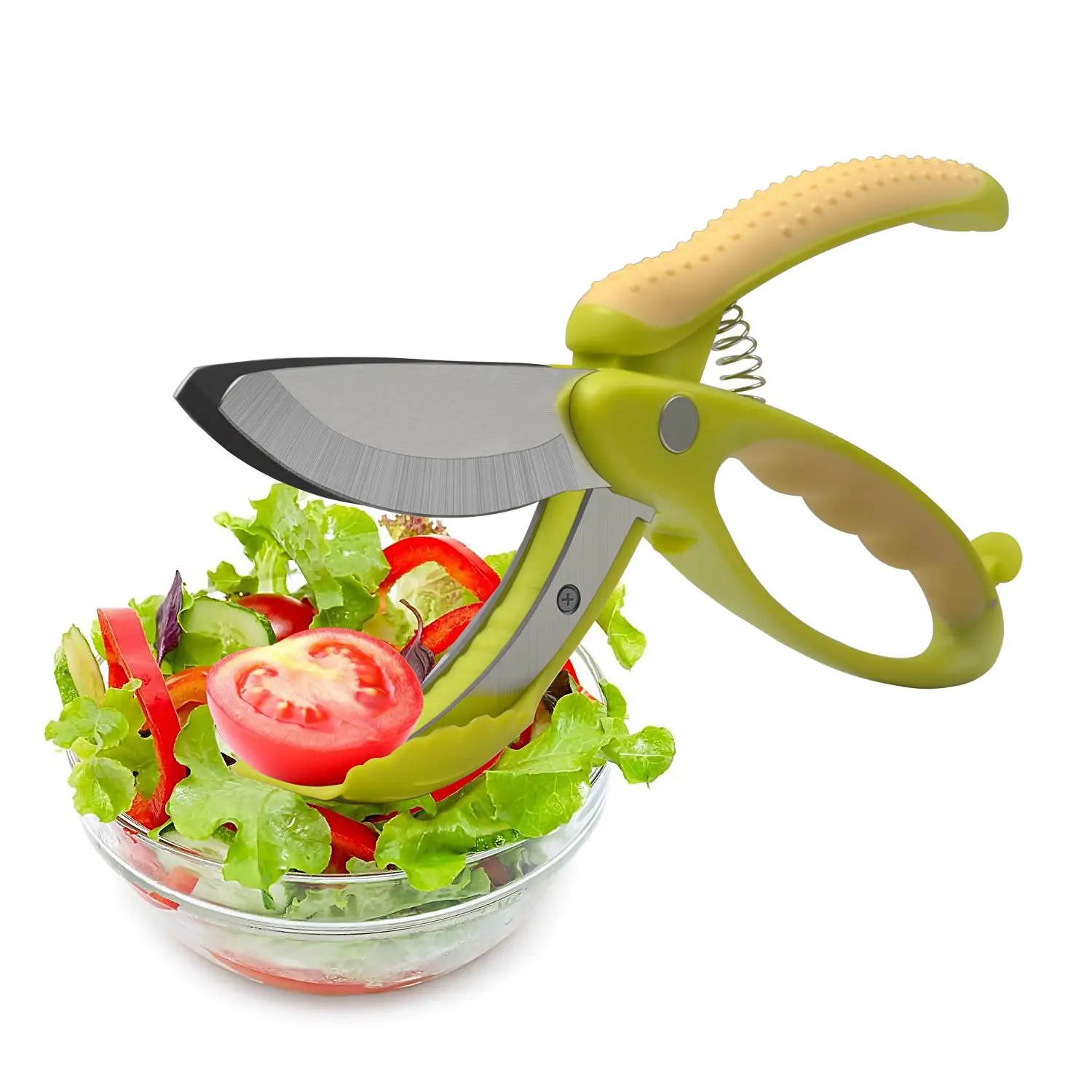 Professionale Multi funzione di Forbici Da Cucina Chef Tritate Insalata Forbici pinze per la Verdura Frutta chopper con Anti-slip Maniglia