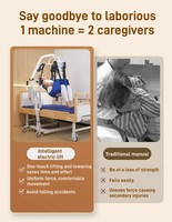 Déambulateur électrique à levage vertical pour personnes âgées, handicapées, patients en soins infirmiers, transfert de patients, élingue de levage