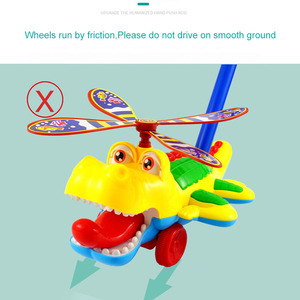 <span class=keywords><strong>Passeggino</strong></span> per Bambini a Forma di Coccodrillo con Manico, <span class=keywords><strong>Giocattolo</strong></span> per Bambini con Lingua Lampeggiante e Ruote - Product Image 5