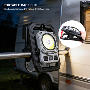 Linterna LED Multifuncional SQ-G22 con Clip, Portátil, para Camping, Carga Tipo-C, Resistente al Agua IPX4, 1200lm, Blanca y Roja, para <span class=keywords><strong>Taller</strong></span> - Product Image 5