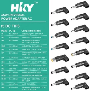 65W USB-C phổ máy tính xách tay adapter sạc USB Type-C + 15 lời khuyên hoán đổi cho nhau cắm USB Loại C du lịch trên toàn thế giới Power Adapter - Product Image 4