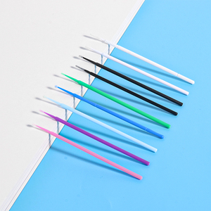 Brosses à cils jetables en plastique souple Rainbow Micro Brush Colors – Mini brosses à <span class=keywords><strong>mascara</strong></span> à usage unique - Product Image 4