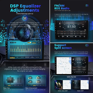 Reproductor Multimedia para Auto TS18 Android 12 de 2+32G, 9 Pulgadas, para <span class=keywords><strong>Radio</strong></span> Universal, Estéreo, Unidad Principal de Audio, Pantalla Carplay - Product Image 3