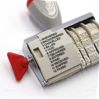 Timbre en caoutchouc personnalisé avec texte, texte, phrase, date, texte, lettre, numéro, logo, rouleau