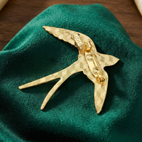 Broches en or plaqué pour femmes, bijoux de luxe légers et durables, pour fiançailles, fêtes, mariages, banquets, cadeaux