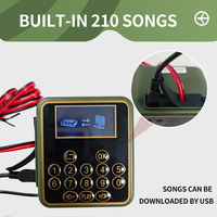 Offre d'usine : Appel d'oiseaux électronique 100W personnalisable avec logo, lecteur de sons Mundi MP3, fabriqué en Italie pour la chasse au canard