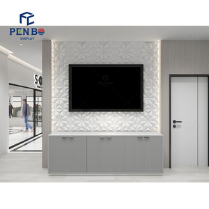 Đồ trang sức hiện đại & thuốc lá bán lẻ thiết kế hiển thị cao cấp hiển thị tủ hoàn thành khói cửa hàng giải pháp thiết lập - Product Image 4